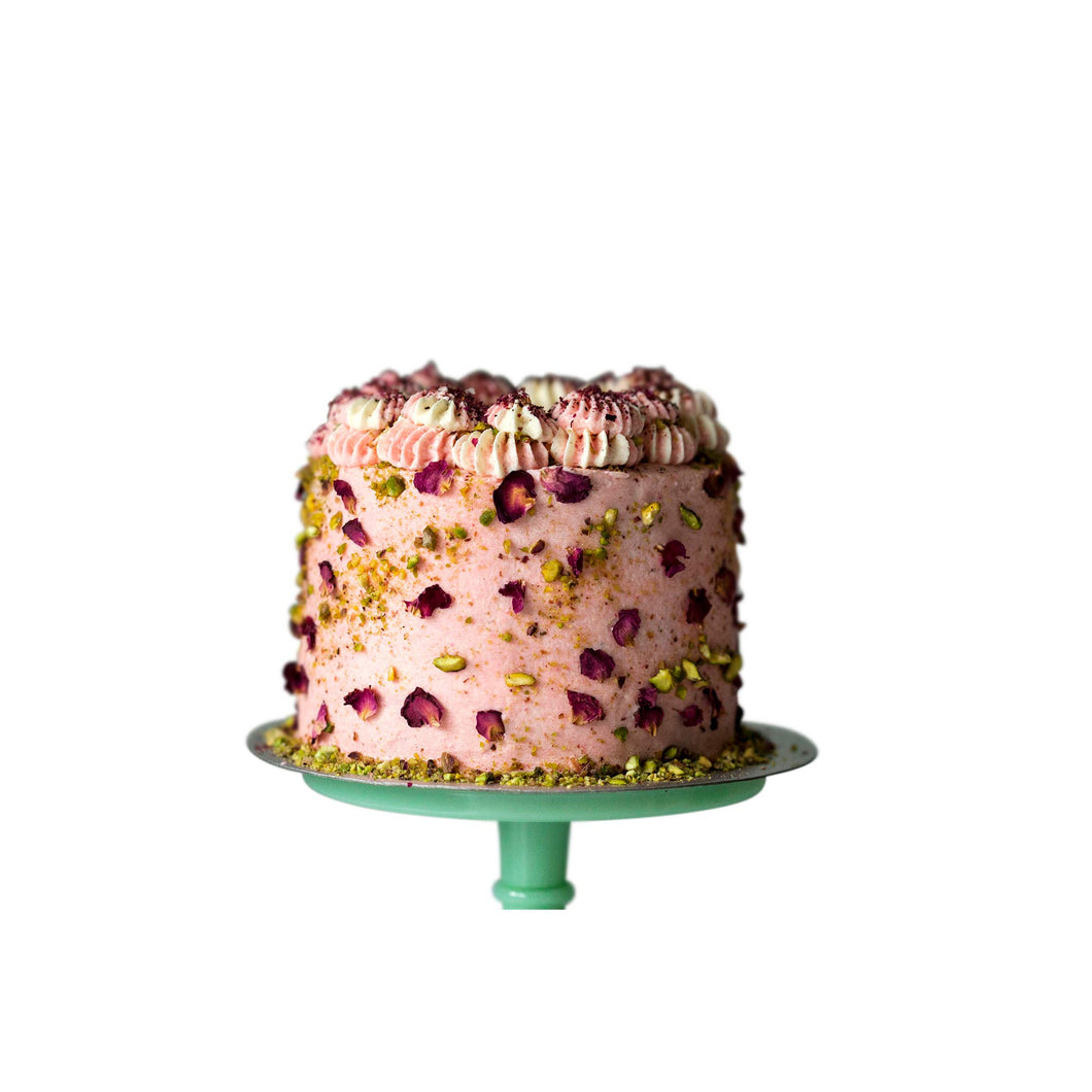 Rhubarb Cardamom Rose Upside-Down Cake | Kitchen Vignettes for PBS | PBS  Food